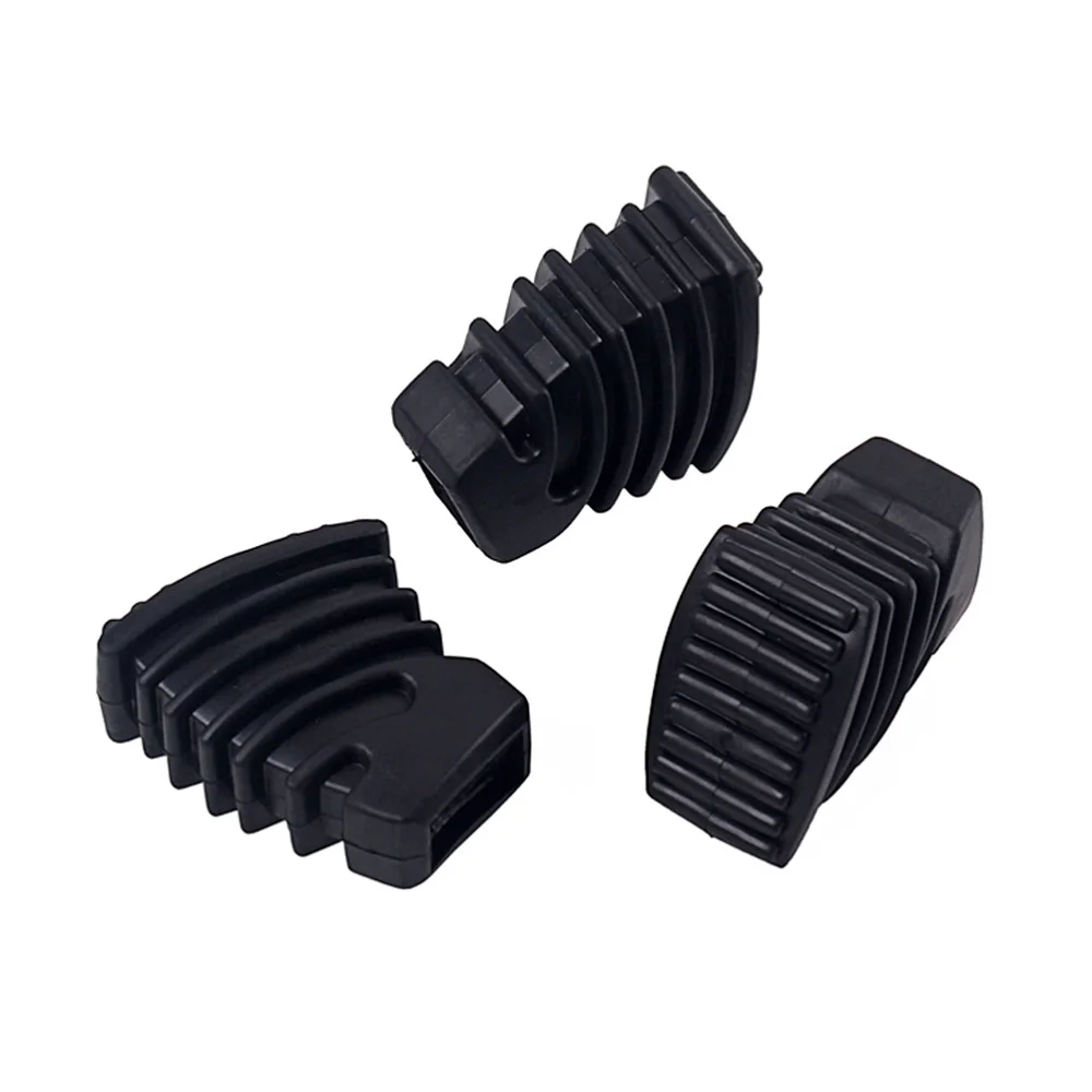 

3pcs Drum Rubber Feet for Drum Cymbal Stand Rack Bracket Percussion Parts Size WC10 (Black)