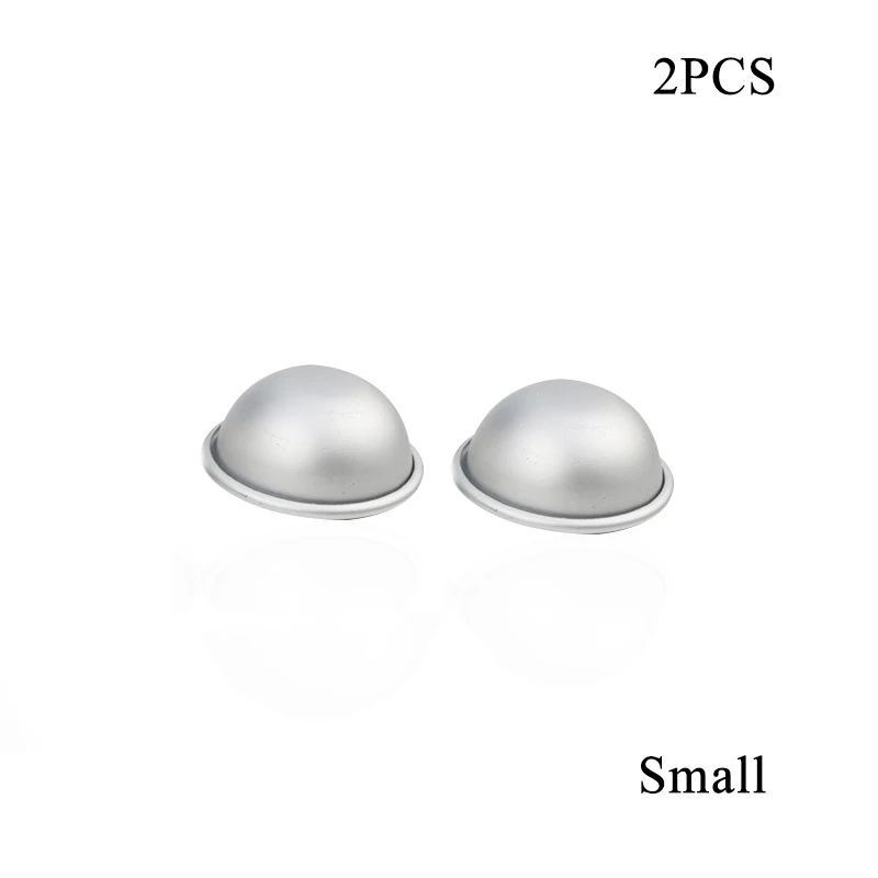 2 шт. форма для выпечки бомб ванны торта 3D алюминиевый шар сахар ремесло украшение