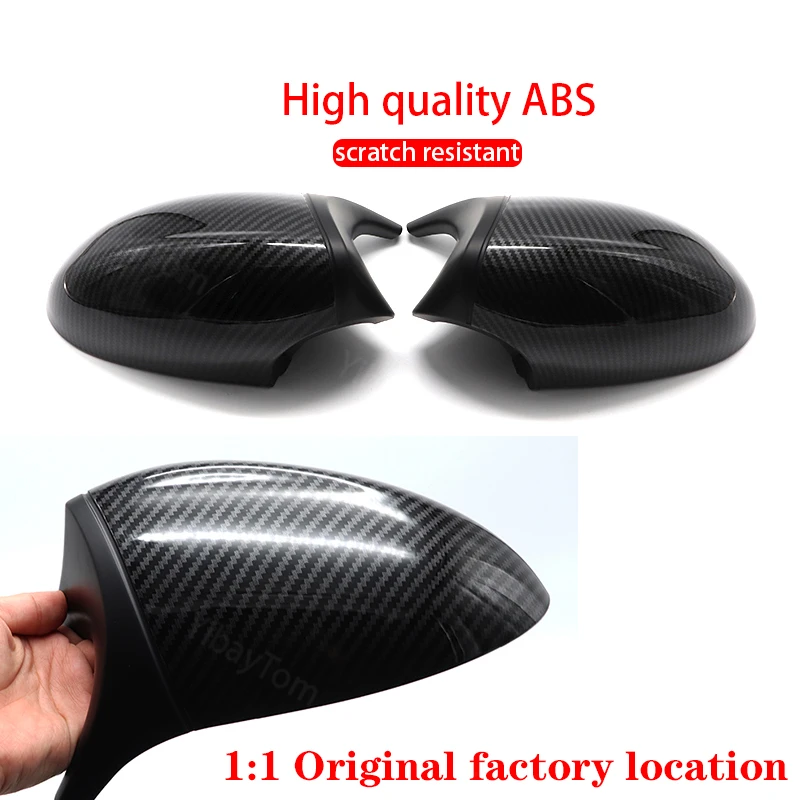 Замена боковых зеркал заднего вида 2 шт. колпачки из углеродного волокна для BMW 1 3