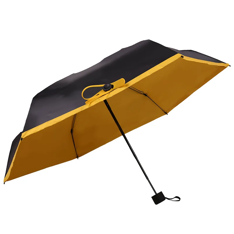 Umbrella A2082 Мини карманный зонтик для женщин УФ маленькие Зонты Зонтик для девочек анти-УФ Водонепроницаемый Портативный Сверхлегкий дорожный дропшиппинг - Цвет: Umbrella A2082