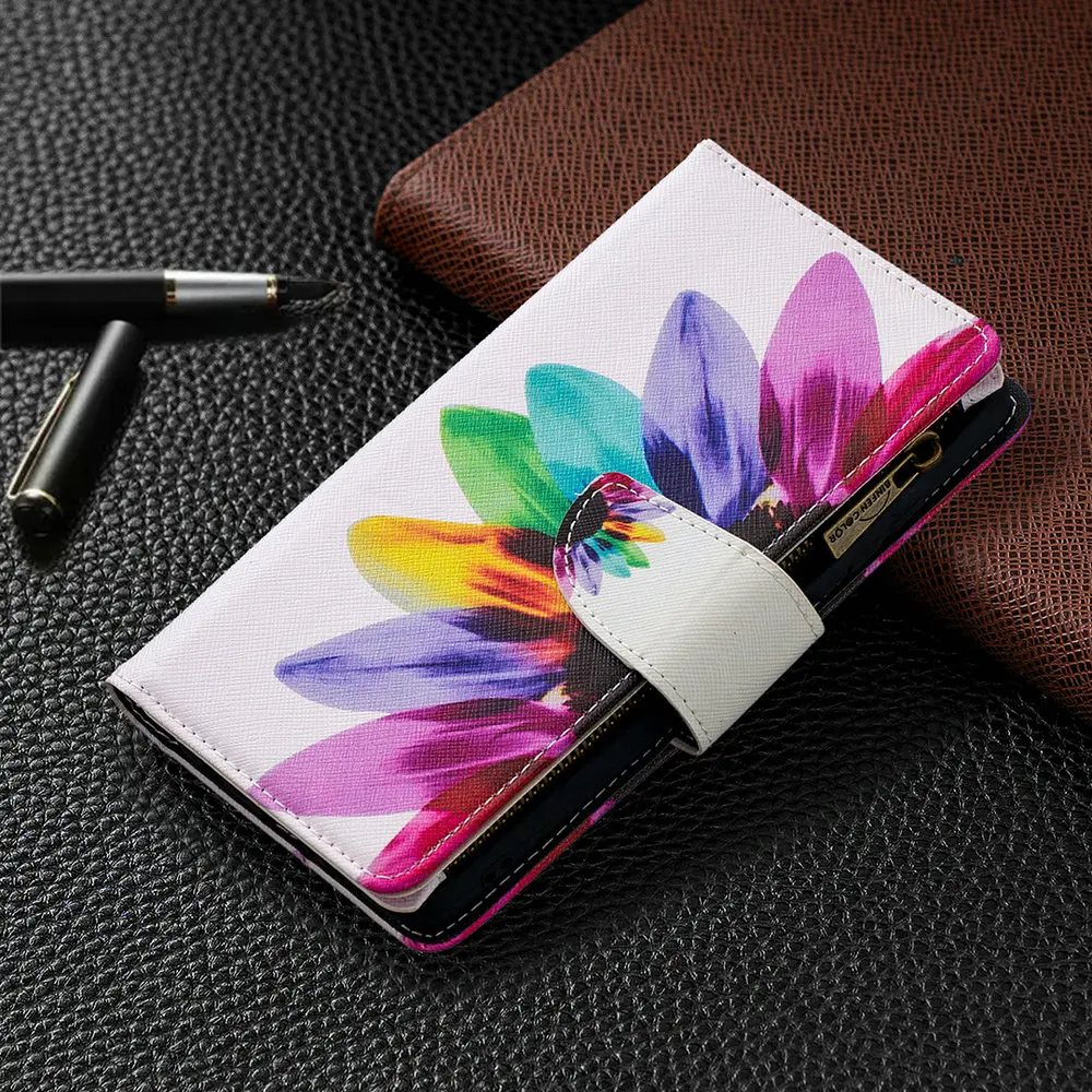 poco x3 nfc m4 pro 5g wallet case multi card zipper flip cover for xiaomi poco f3 case mi poco m3 x 3 m 4 f leather shockproof free global shipping
