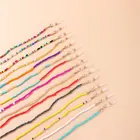 Бисерные, в стиле бохо, шнурок на цепочке для очков, шнурок для противоскользящей маски для лица, шнурок на шею, подвесной держатель для очков, веревки для очков