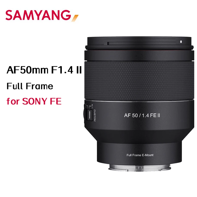 Samyang AF 50mm F1.4 II Camera Lens Full Frame Large Aperture Portrait Fixed Focus Lenses for SONY FE Mount Cameras A7II A73 A7R |