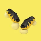 Шлепанцы YMT для дома и улицы, Нескользящие, ПВХ, массивные тапки для ванной, для мужчин и женщин, лето 2021