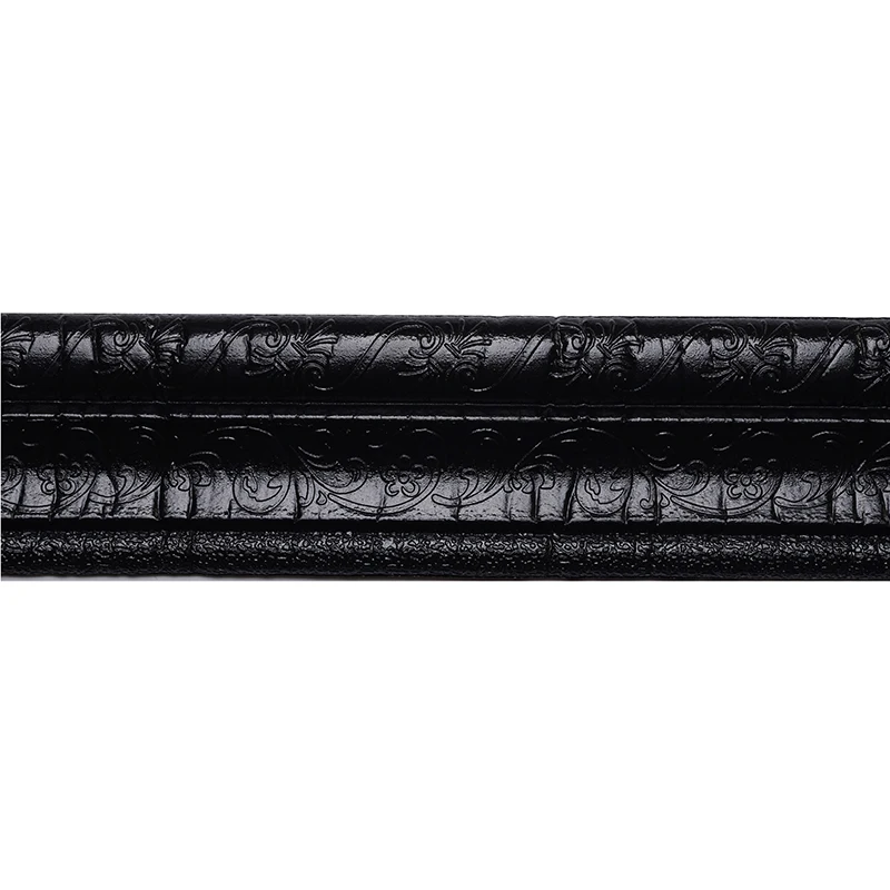 Черные/серые/белые самоклеящиеся наклейки на стену 230 см ПВХ линию талии 3D принт