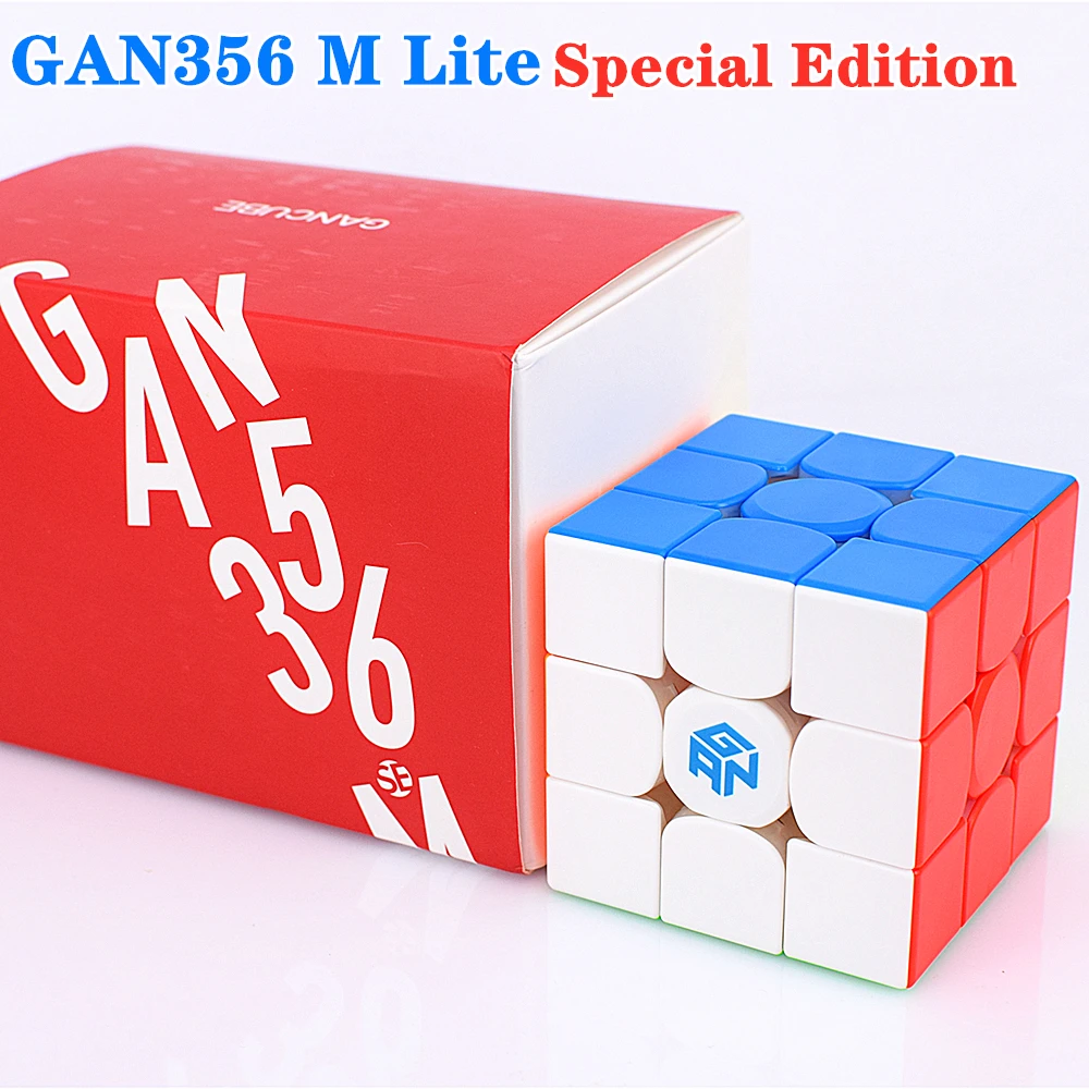 GAN356M Lite Магнитный 3x3x3 магический куб GAN 356 M 3x3 скоростной GAN356 3x3x3|Головоломки| |