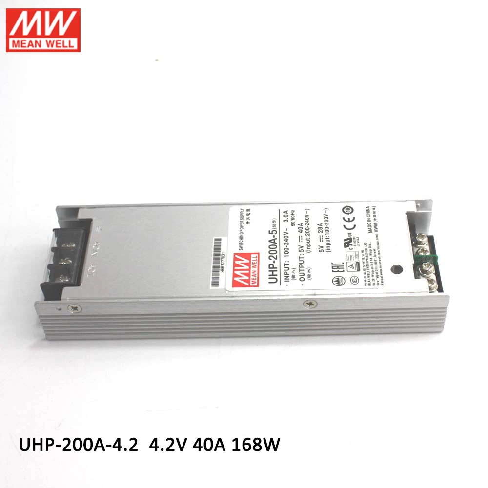 MEAN WELL UHP 200A 4.2 168 Вт 40А 4 2 В тонкий светодиодный дисплей источник питания для