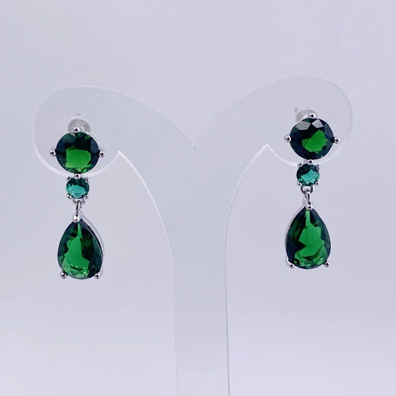 

Vanifin простые медные серьги женские капли воды разные цвета Стразы модные ювелирные изделия банкетные повседневные лучший подарок