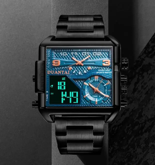

2020 luxury Top Brand silicon Chronograph Mens Watches Quartz Watch Blue Silicone Military Sports Wristwatch Relogios Clock