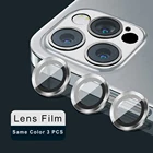 Защитный чехол для объектива камеры, из закаленного стекла, с металлическим кольцом, для apple iphone 13, iphone 13 pro max, mini, 13pro, 13mini, 5g