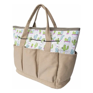 Garden Tool Storage Bag Outdoor Multi Pocket Gardening Tool Organizer Tote Bag Carrier Tools Not Included 10 item image