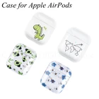 Чехол с мультяшным рисунком для Apple AirPods 2 1, жесткий чехол из поликарбоната для Airpods 2, 1, 2, чехол для беспроводных наушников, чехол для airpods 2, чехлы