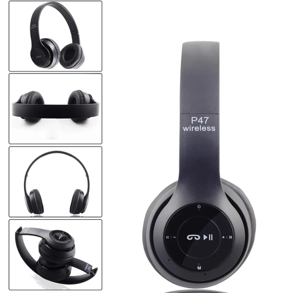 

New headphones wireless 5.0 bluetooth headphones headset music stereo helmets headset Gaming Foldable for phone PC tablet Gift