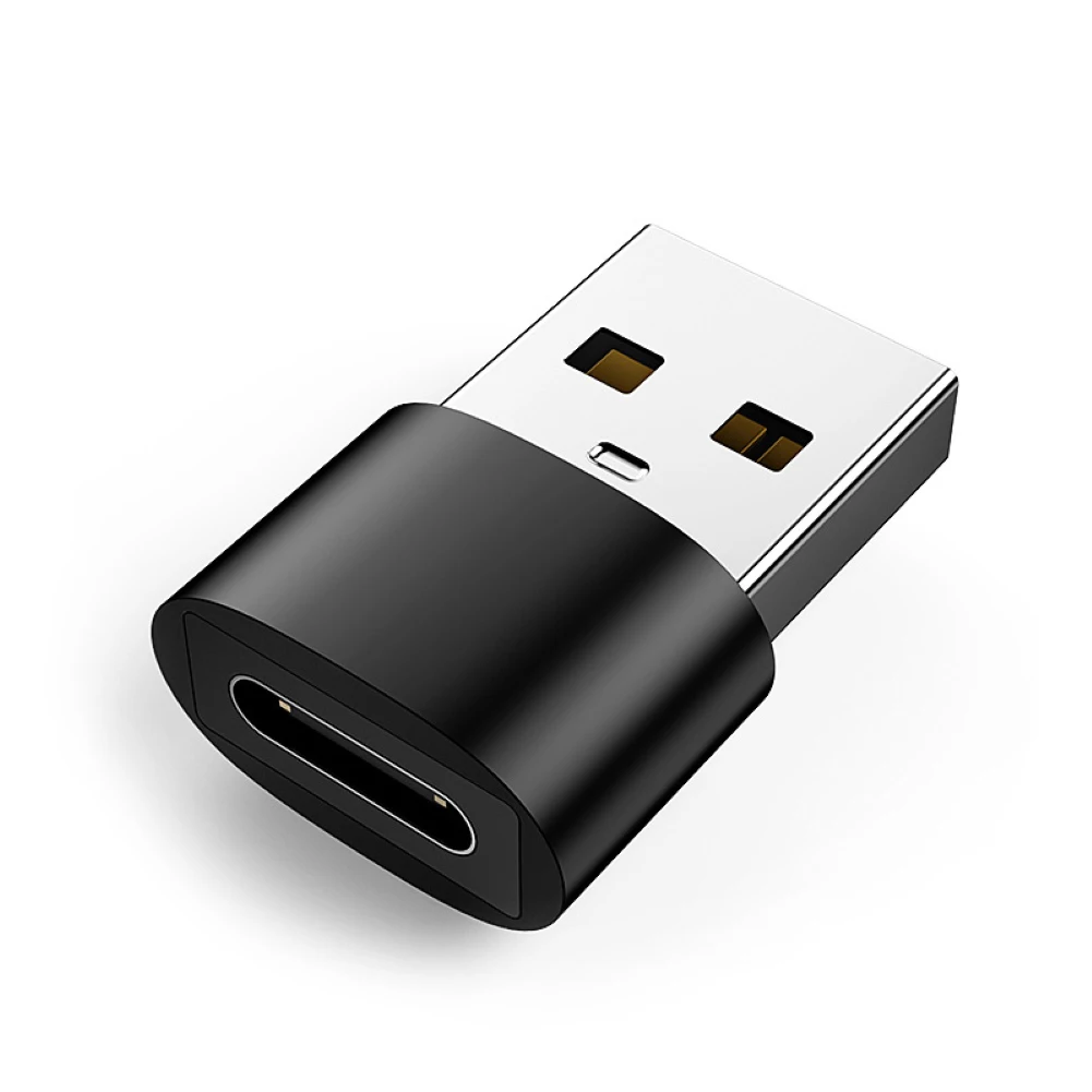 

2Pcs Aluminum Alloy Type-c Female to USB Male Converter Adapter Phone Accessory