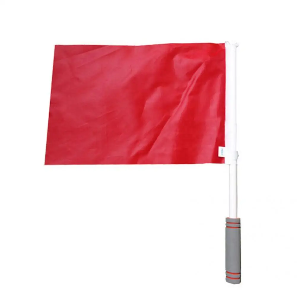 

Simple Football Referee Flag Compact Sweat Absorption Referee Linesman Flag Soccer Game Supplies Soccer Linesman Flag