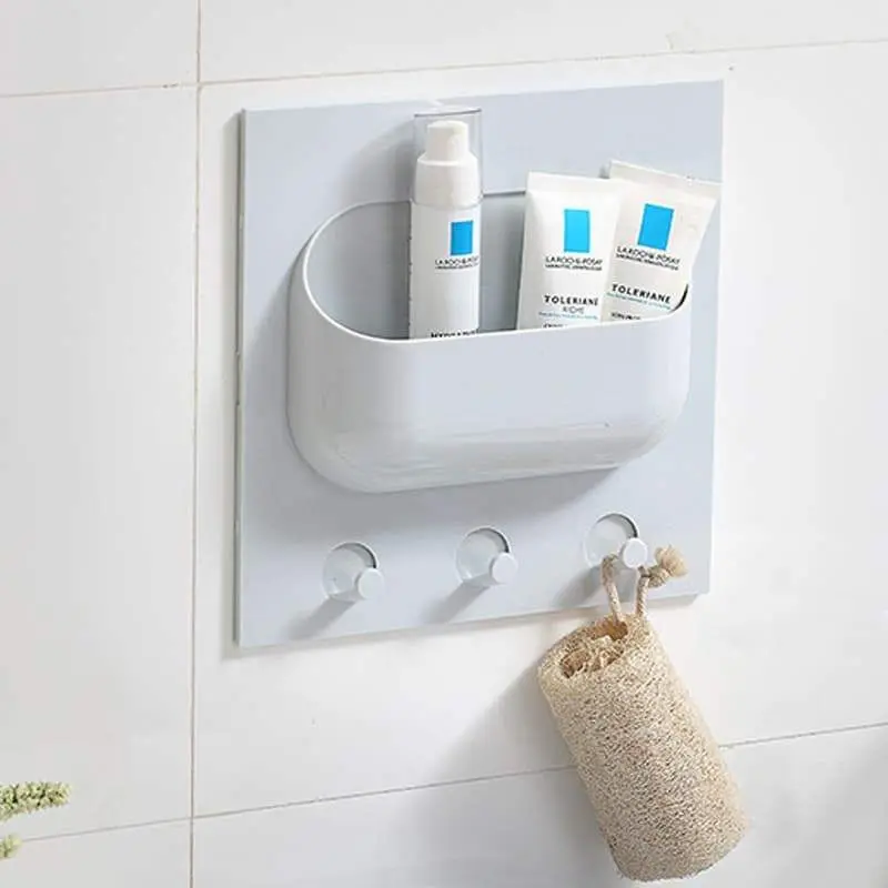 

Wall-Mounted Paste Storage 22x22x8cm Elegant Multifunctional Storage For Various Environments Kitchens Bathrooms Organizer