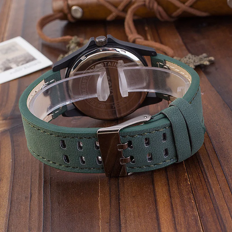 Мужские спортивные кварцевые часы синие из алюминиевого сплава с двойным