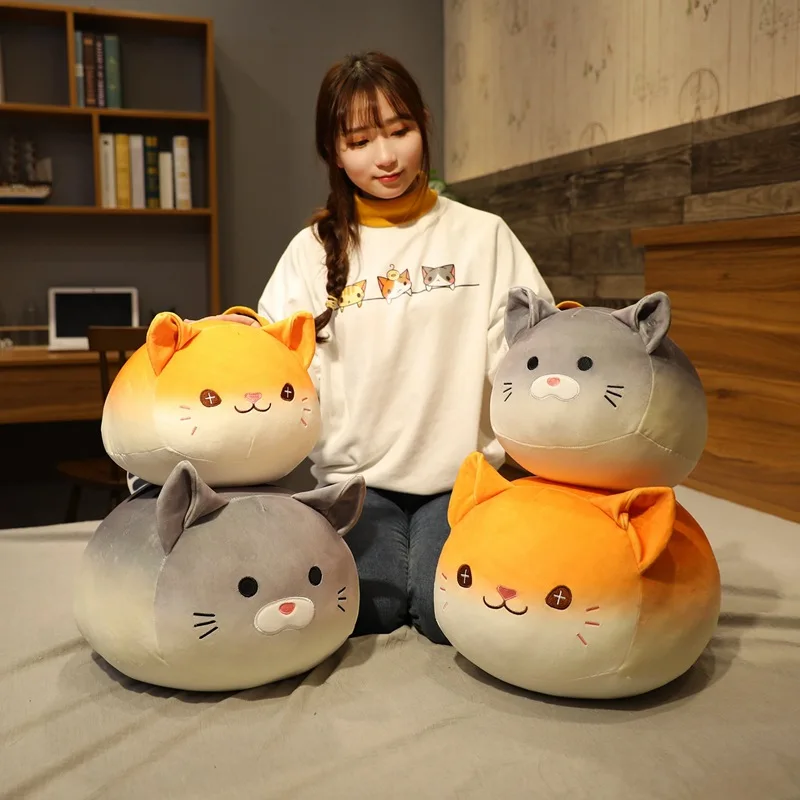 

Игрушка хлеб корги кошка плюшевая Милая круглая рулонная игрушка 30 см 40 см милые мягкие животные подушка для кошки кукла для женщин детский ...