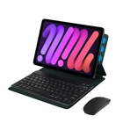 Двойной Магнитный чехол с клавиатурой для iPad Mini 6 2021, сенсорная панель, клавиатура и мышь для Apple iPad Mini 6 8,3 дюйма, ультратонкий умный чехол