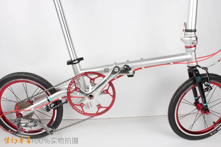 Fnhon FCG1609 складной велосипед 16 дюймов Minivelo CR-MO сталь V тормоз 9 скоростей городской Commuter велосипед для Shimano Shift ретро досуг BMX