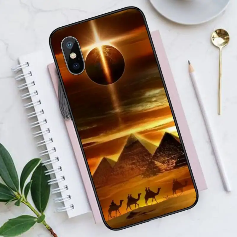 

Egyptian pyramid miracle Phone Case for iPhone 11 12 mini pro XS MAX 8 7 6 6S Plus X 5S SE 2020 XR
