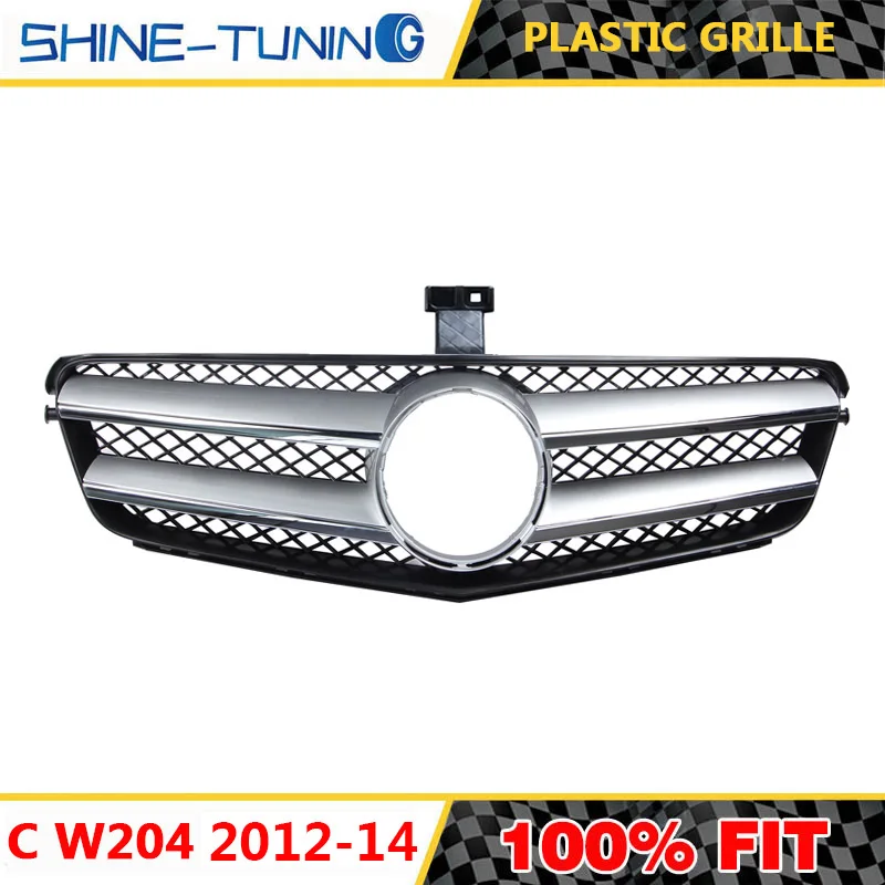 Передняя решетка подходит для mercedes C класса купе W204 A2048802083 c180 c200 c230 c250 c280 c300 c350 2012-14