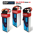 2 шт., литий-полимерный аккумулятор DXF RC для вертолета, квадрокоптера, лодки, автомобиля
