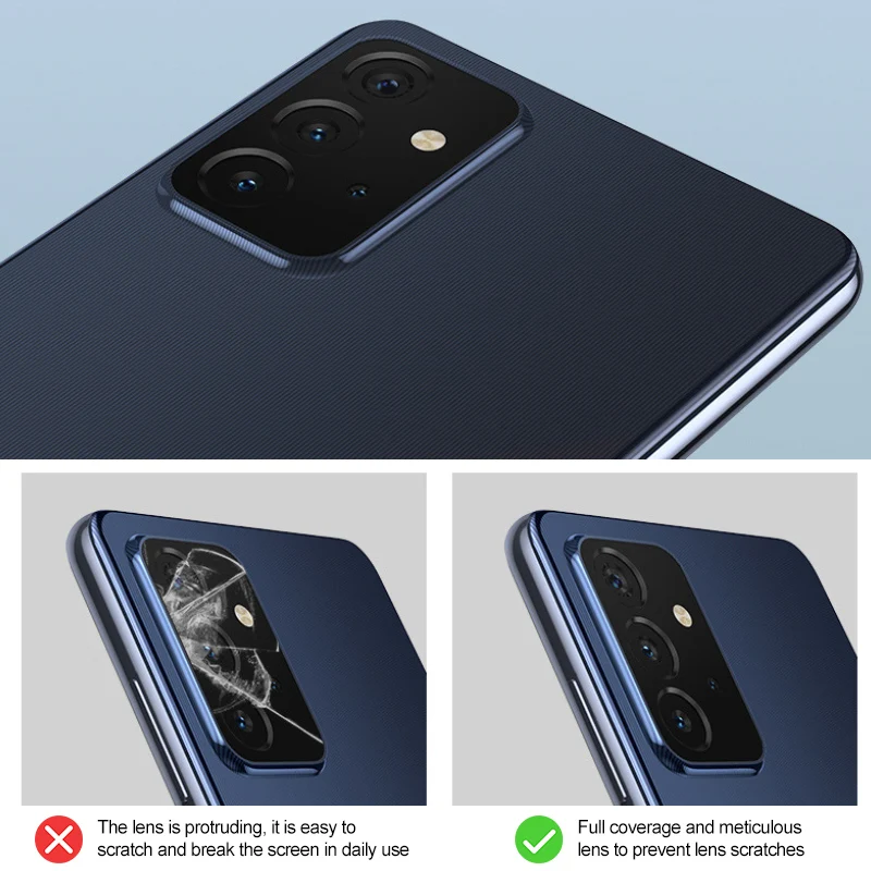 Camera Lens Protector For Samsung Galaxy A52 A72 A 52 72 A52S 5G Alloy Metal Lens Protective Cover Back Lens Protector No Glass