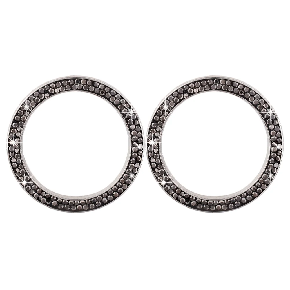 2 шт. катушки зажигания автомобиля кольцо пупка стикеры кнопка запуска двигателя