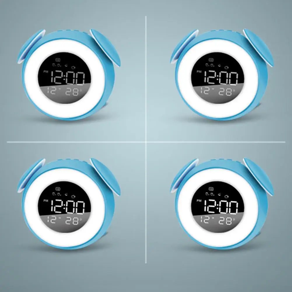 GloryStar музыкальный светодиодный Будильник детский будильник Ночной светильник