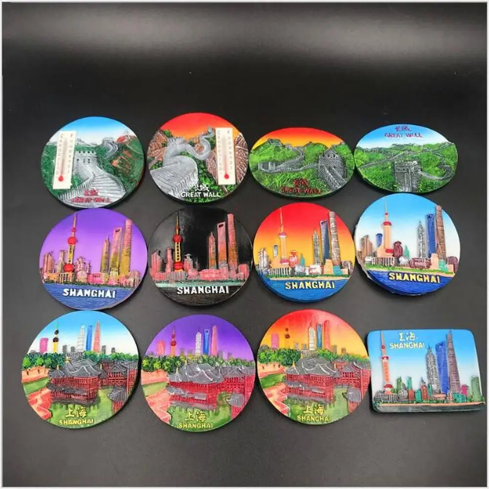 Магнит на холодильник BABELEMI, сувенир на большой стене, Пекин, Шанхай, Китай, магниты на холодильник, кухонный магнит