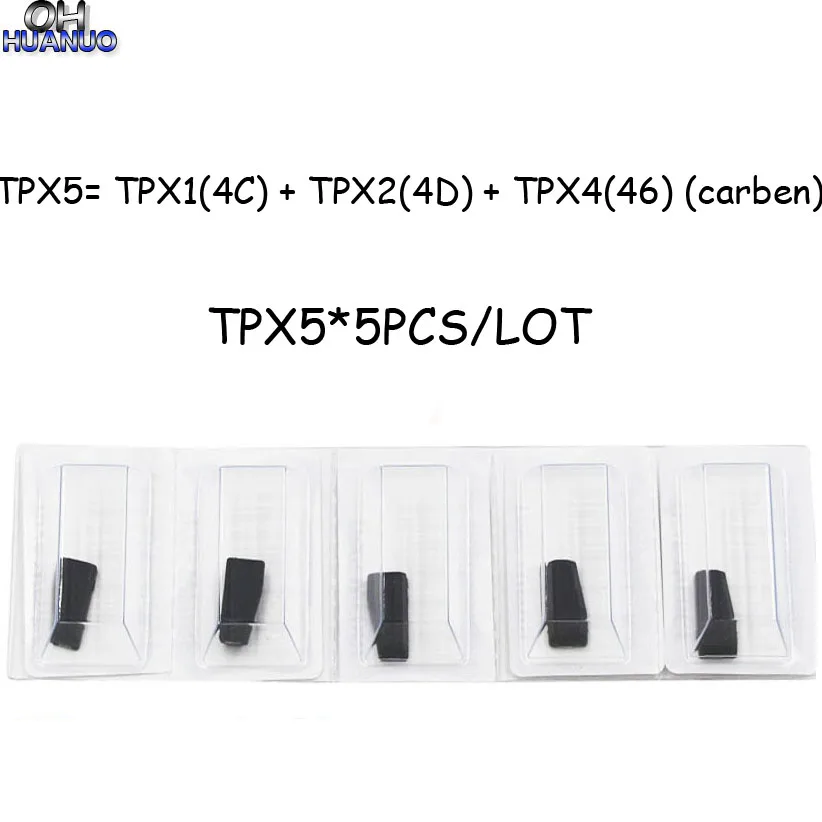 5 шт./лот ключ чип TPX5 Керамический транспондер анализатор = TPX1(4C) + TPX2(4D) TPX4(46)