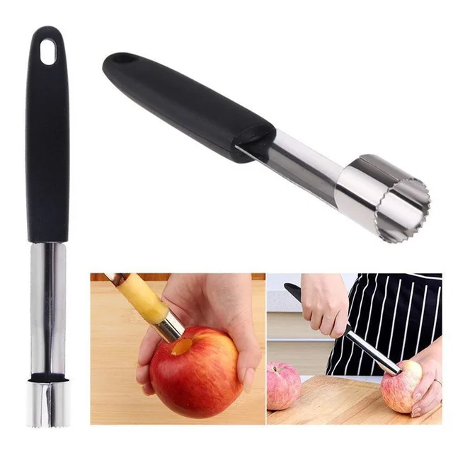 

180mm(7'') Pear Bell Twist Fruit Core Seed Remover pepper Remove Pit Kitchen Tool Gadget Stoner Easy Apple Corer Pitter