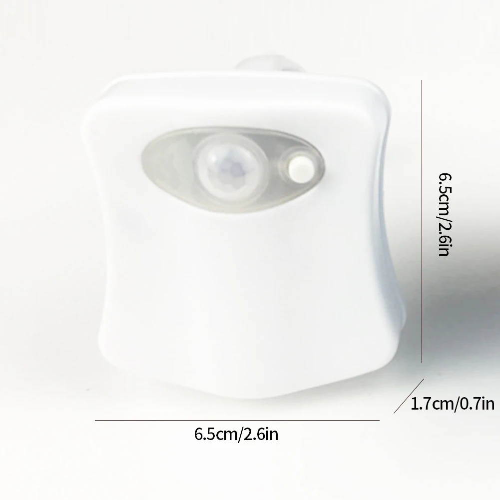 

Smart PIR Motion Sensor Toilet Seat Night Light 8 Colors Waterproof Backlight For Toilet Bowl LED Luminaria Lamp WC Toilet Light