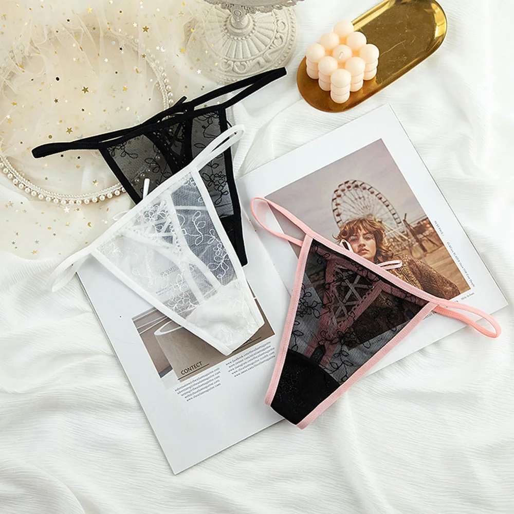 Женское нижнее белье сексуальные кружевные трусики Танга Трусики хорошее