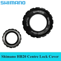 shimano xt sm hb20 center lock disc brake hub rotor lockring for 15mm 20mm axle hb20 center lock cover