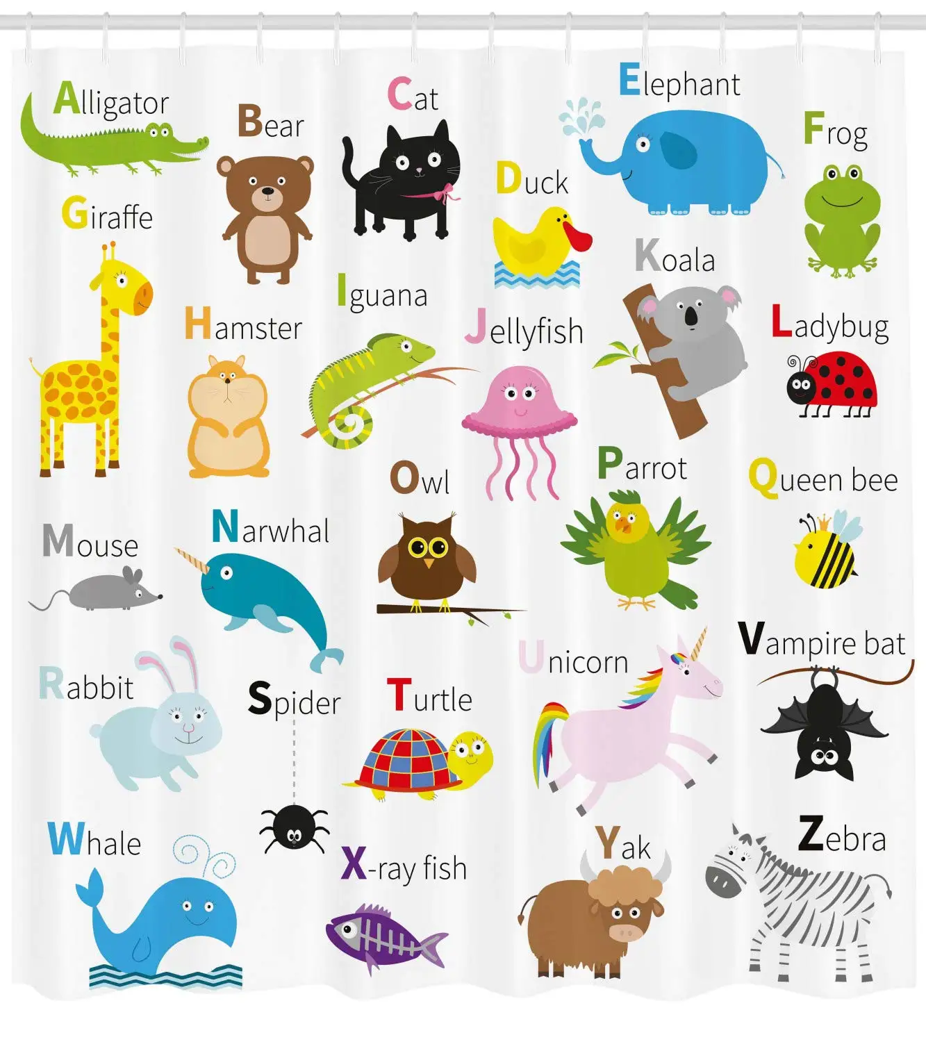 Милые животные черепаха единорог осьминог божья коровка лягушка кошка утка