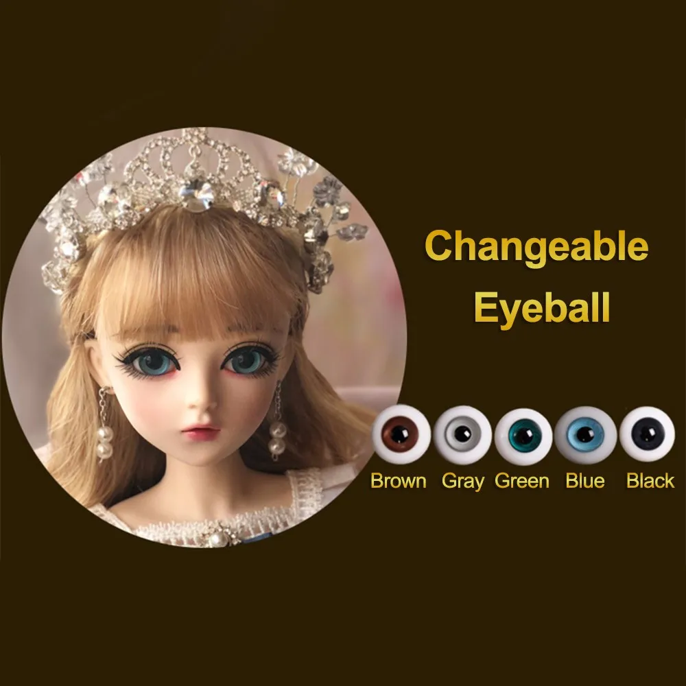 BJD кукла 1/3 Reborn куклы с макияжем 60 см кружевное платье Набор игрушка мягкая