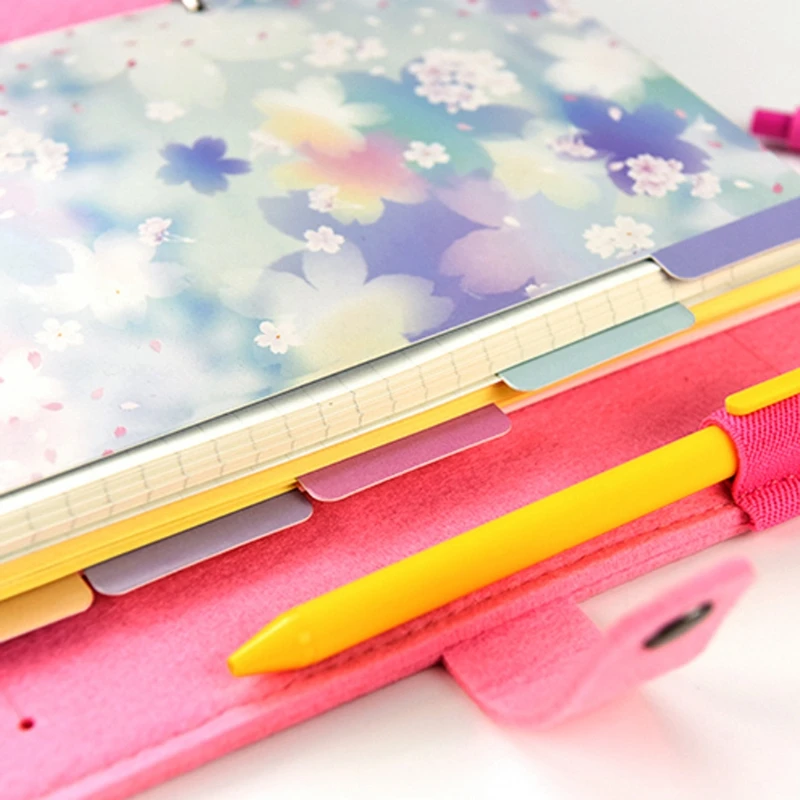 5 шт. цветок разделители аксессуары для блокнот Dokibook планировщик A5 A6 внутренняя