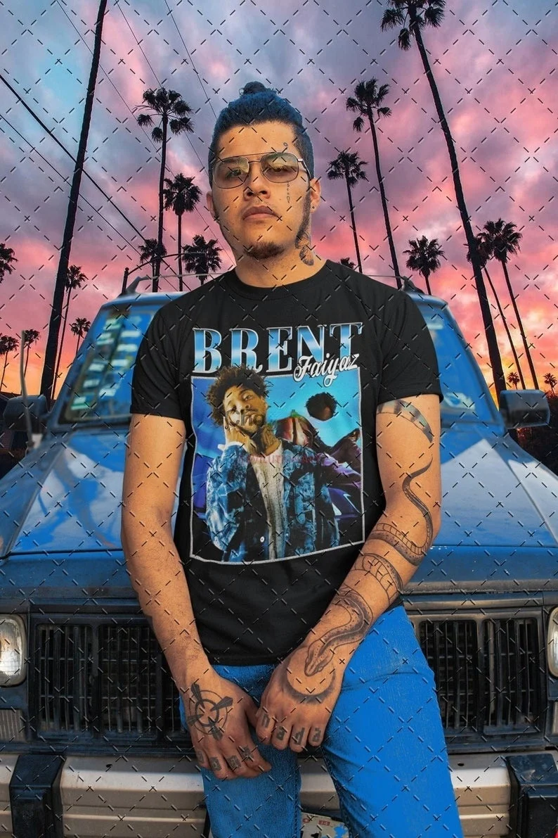 

Brent Faiyaz T-Shirt Vintage 90'S Hip Hop Rap Tour Unisex Tee Shirt