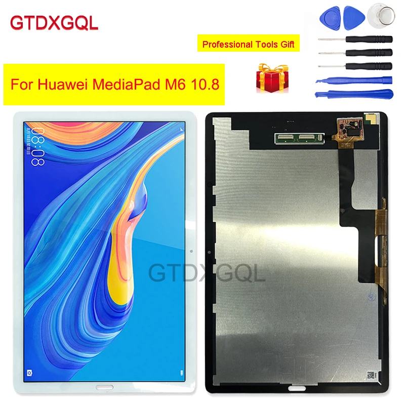 

Original NEW Tablet LCD For Huawei MediaPad M6 10.8 Display Touch Screen Digitizer Assembly Full Set Replacement Repair Parts