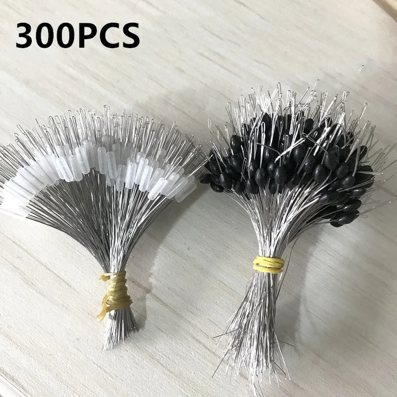 300 шт./лот поплавок резиновый стопор рыболовный цилиндрический пространство Боб