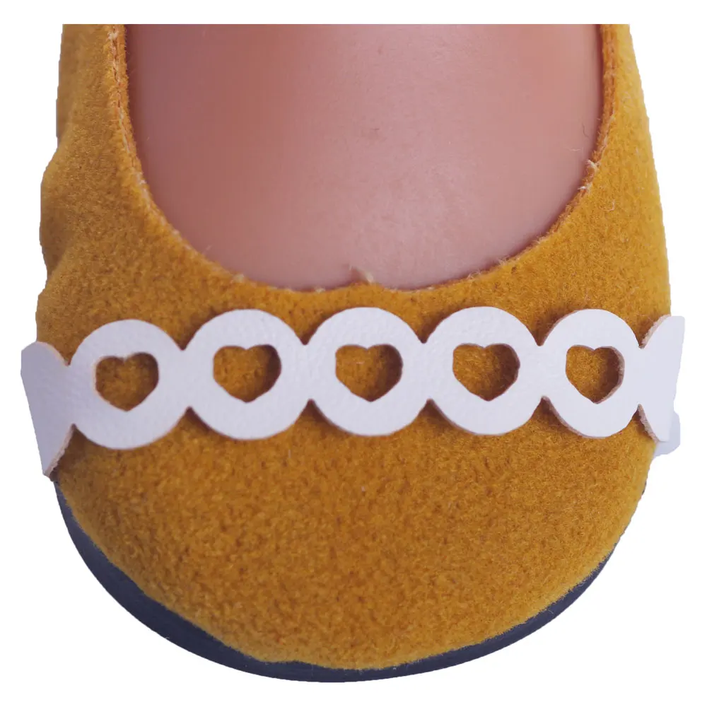 Doll Fashion Yellow Shoes Series Flat Suitable 18 Inch American Baby And 43cm New Dolls Our Generations Gifts For Girl | Игрушки и хобби