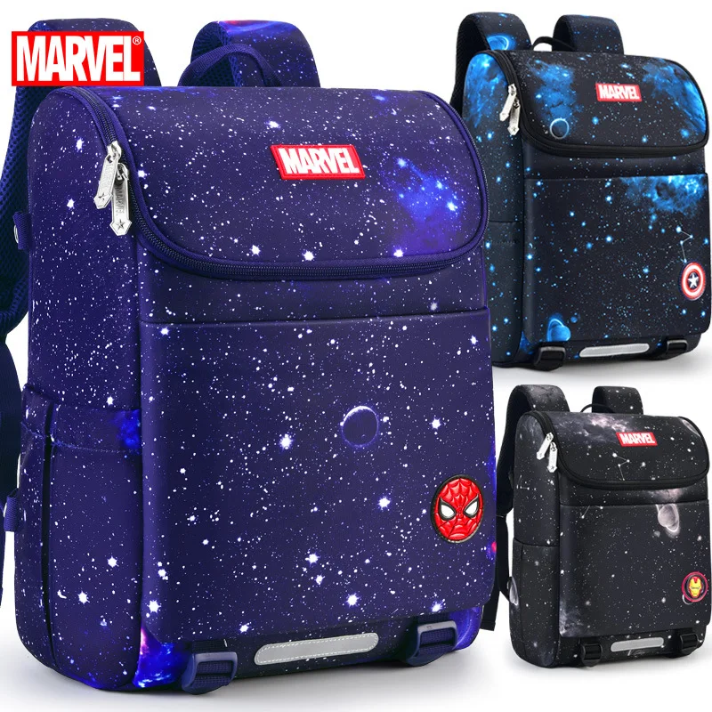 Authentic Disney Spider-Man Primary School Schoolbag Children's Lightweight Boy Boy Marvel 2021 New Backpack School  Bag Boy