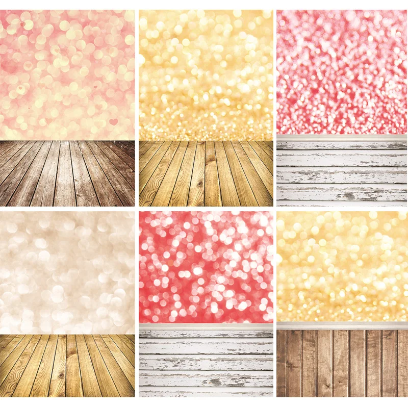 

SHENGYONGBAO Art Fabric Photography Backdrops Prop Glitter Facula Light Spot Theme Photography Background HM20209-66