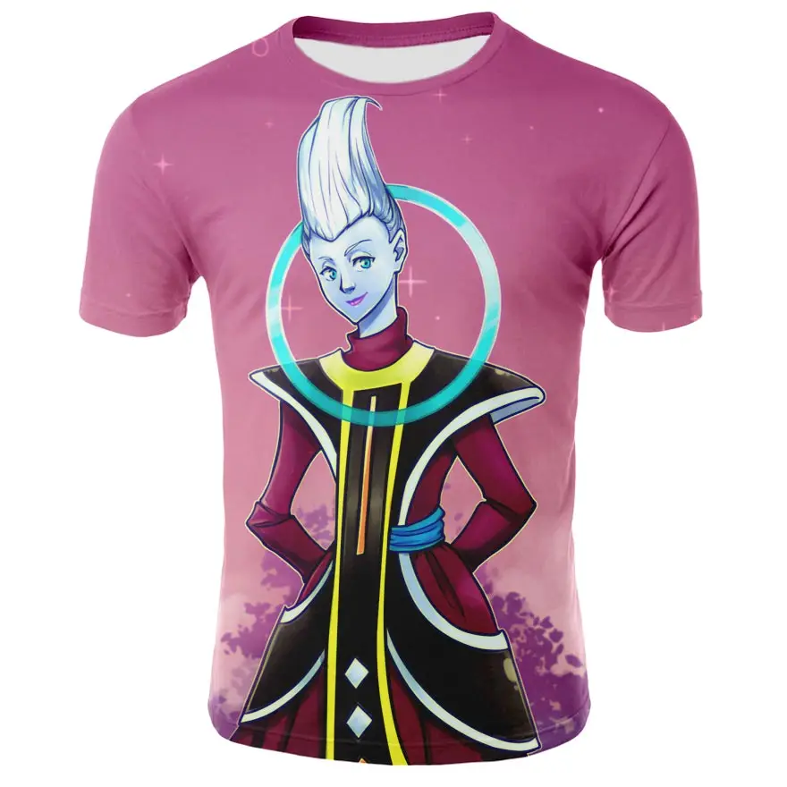 

2020 summer new men's cartoon large 3D Japanese anime Qilong Z short sleeve T-shirt