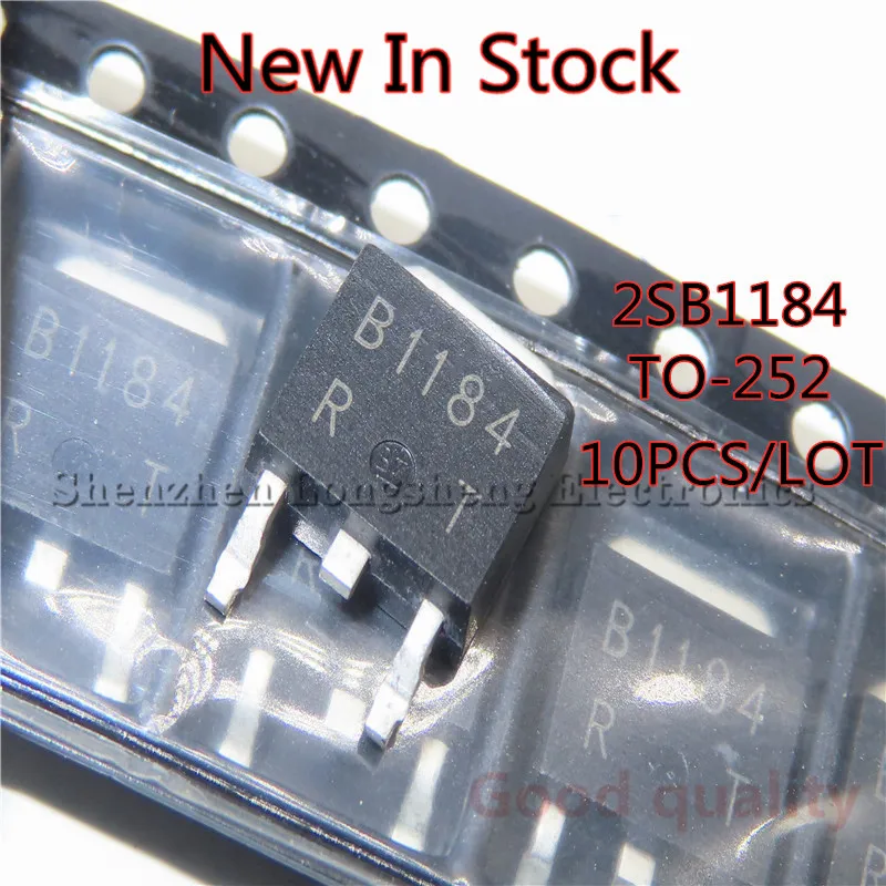 

10PCS/LOT B1184 2SB1184 TO-252 patch Transistor Transistor 60V 3A New In Stock