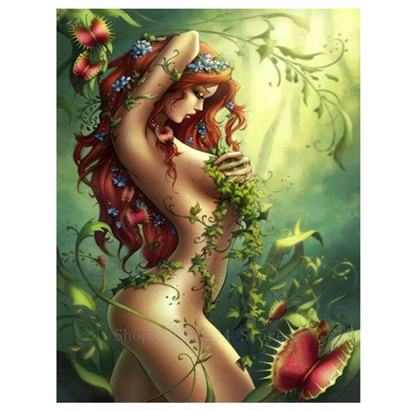 Новинка Алмазная мозаика сделай сам картина из страз с изображением сексуальной