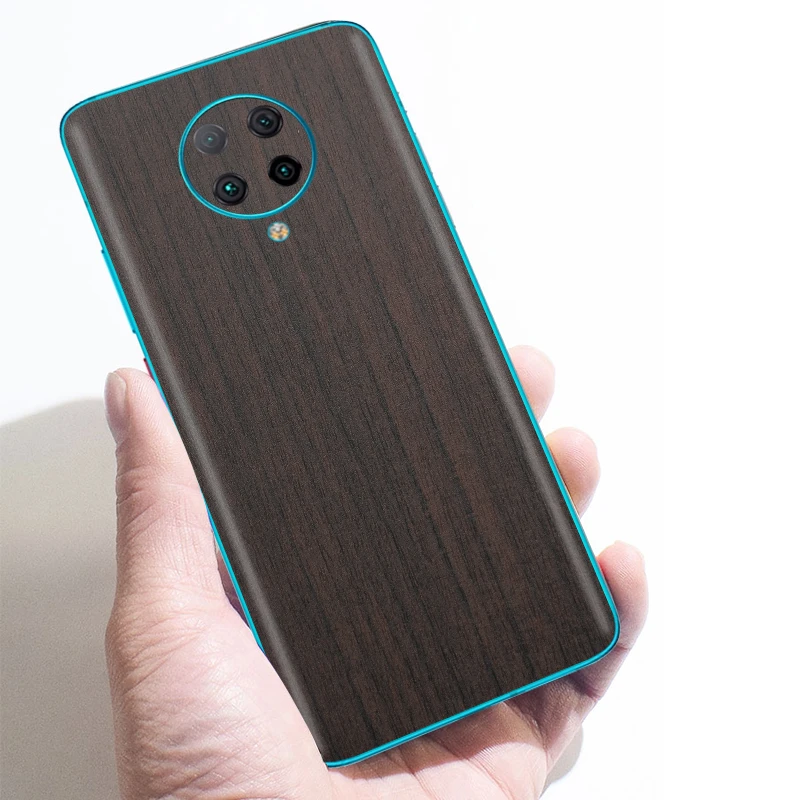 

High Simulation Wood Grain Sticker Phone Back Sticker For XIAOMI MI10 Pro Mi9 MI8 Lite MIX3 2S Redmi K30 Pro K20 Note 8 7 Pro