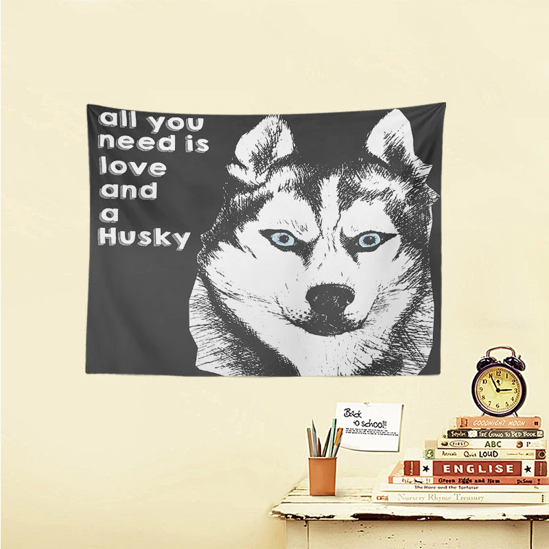 Забавный гобелен с рисунком Кита для серфинга облака горы кошки Мультяшные